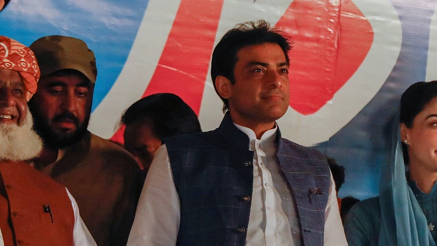 Hamza Shehbaz, son of PML-N president and joint Opposition's prime ministerial candidate Shehbaz Sharif. Credit: Reuters Photo