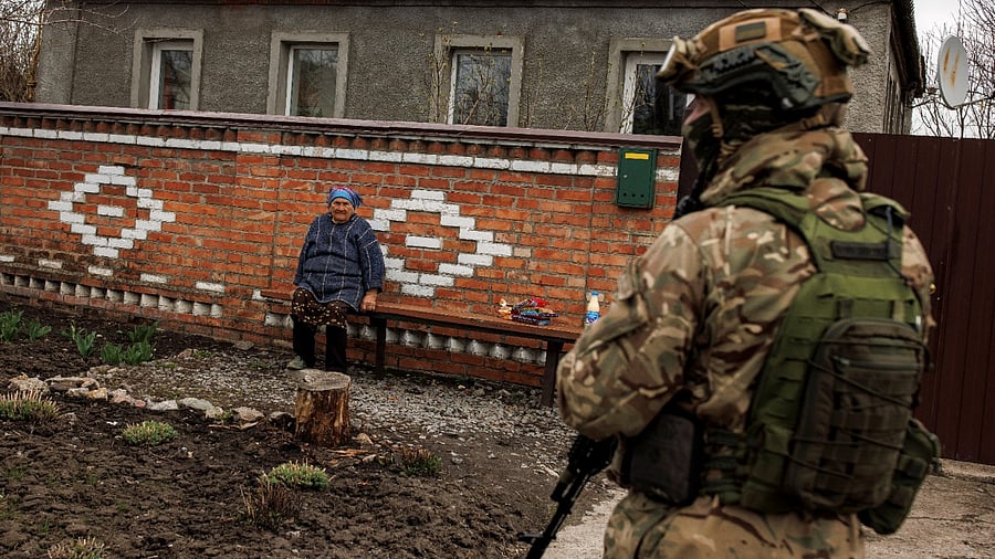 Russia's invasion has forced around a quarter of the population of 44 million to leave their homes, turned cities into rubble and killed or injured thousands. Credit: Reuters Photo