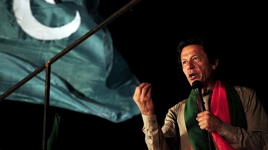 Khan became the first premier in the country’s history to be voted out of power through a no-confidence motion held early Sunday. Credit: AFP Photo