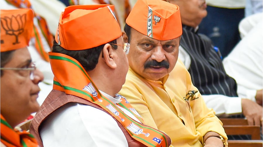 Speculation is also rife that the BJP has been asked to focus on assembly constituencies where Vokkaligas and OBC votes are decisive. Credit: PTI Photo