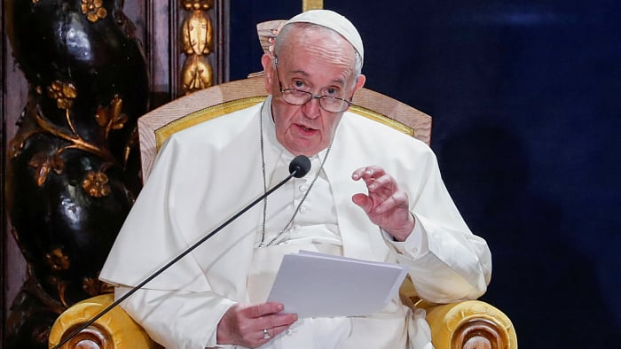 Pope Francis. Credit: Reuters Photo