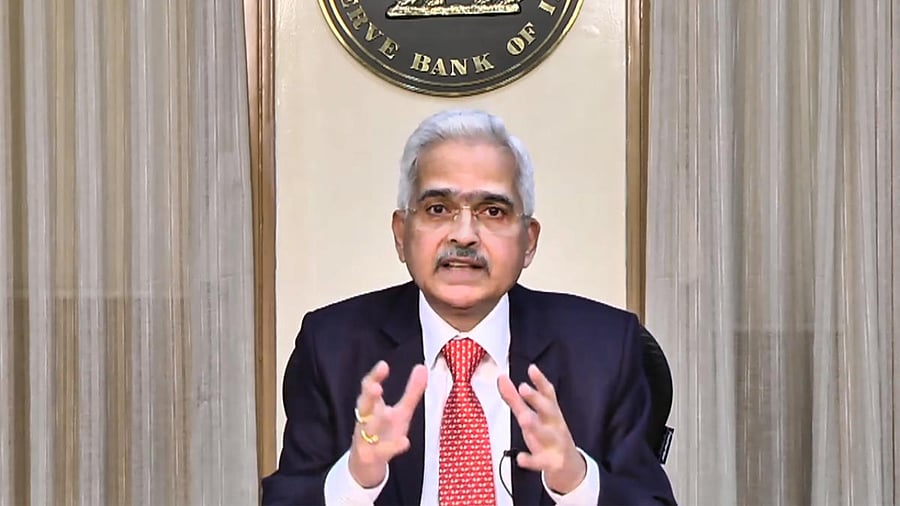 RBI Governor Shaktikanta Das speaks on RBI monetary policy. Credit: PTI Photo