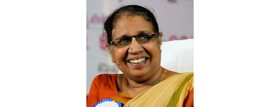 Senior CPI(M) leader M C Josephine. Credit: Special Arrangement