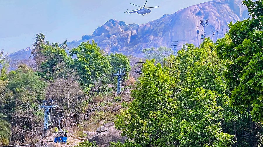 Rescue operations are currently under way. Credit: PTI Photo