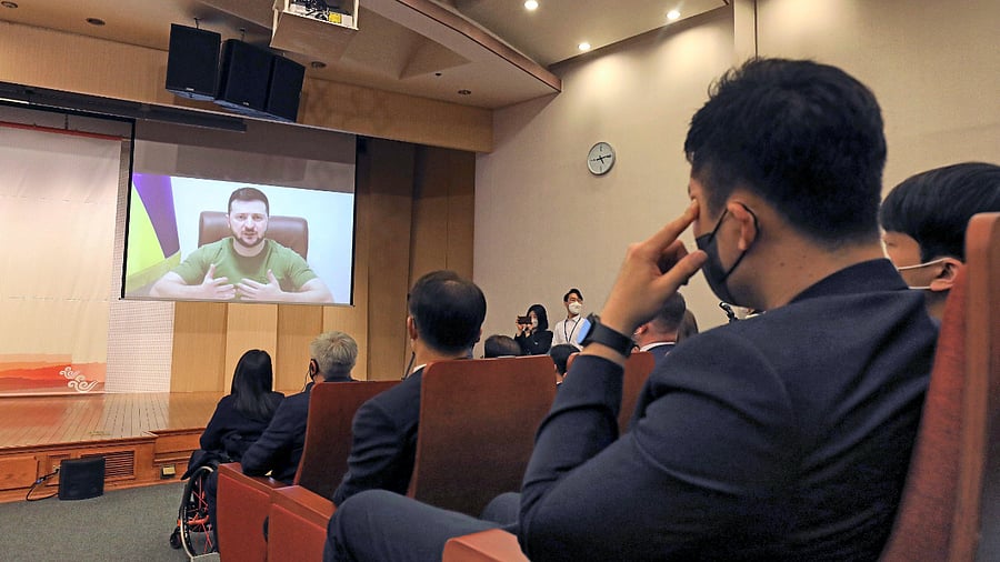 Ukrainian President Volodymyr Zelenskyy. Credit: PTI Photo