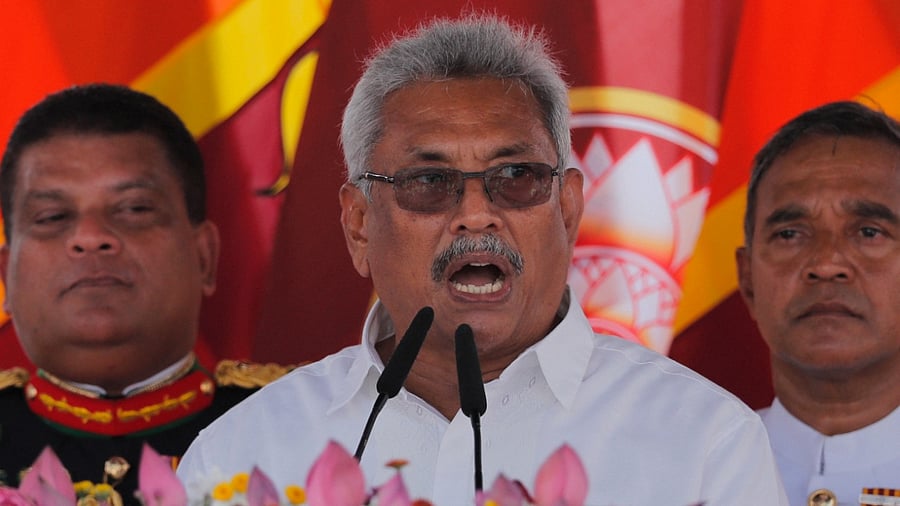 Sri Lankan President Gotabaya Rajapaksa. Credit: AP File Photo