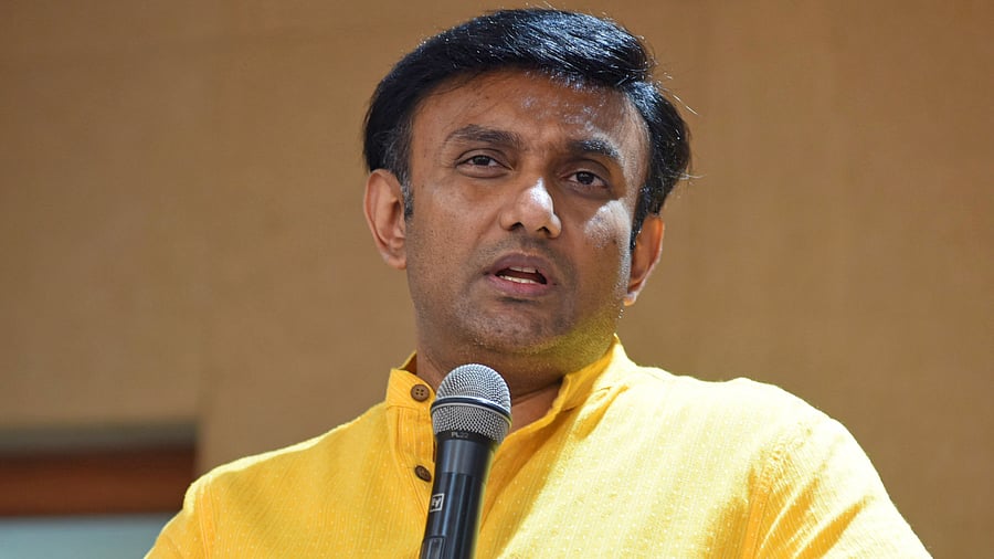 Karnataka Health and Medical education minister Dr K Sudhakar. Credit: DH Photo