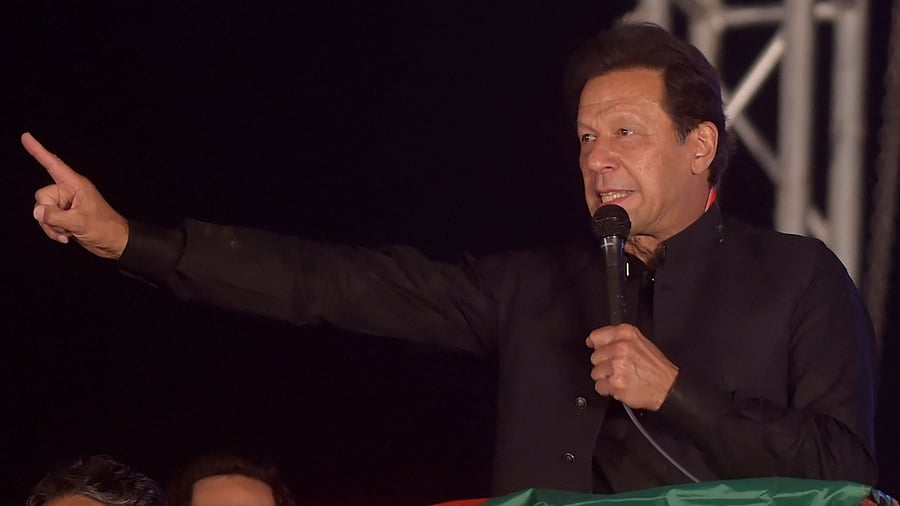 Recently-ousted Pakistan PM Imran Khan. Credit: AFP Photo