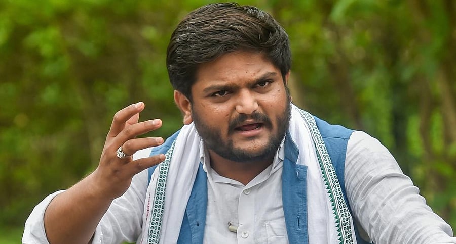 Hardik Patel. Credit: PTI