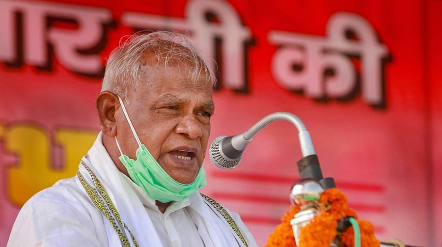 HAM(S) Chief Jitan Ram Manjhi. Credit: PTI