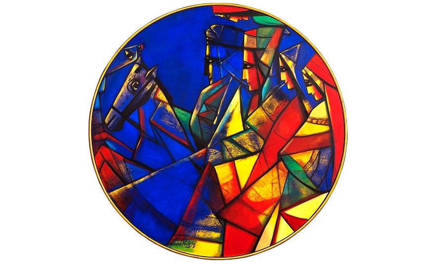 Paresh Maity's NFT art. Credit: Gallery Art Exposure