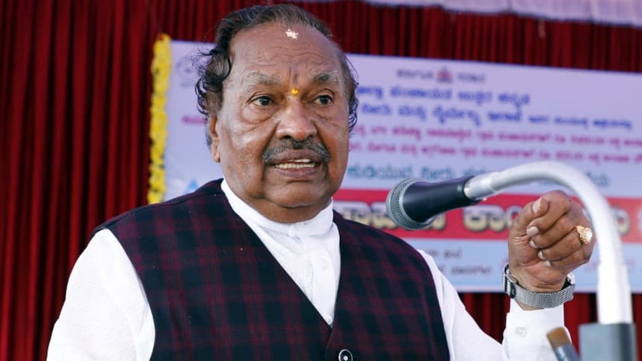 K S Eshwarappa. Credit: DH Photo