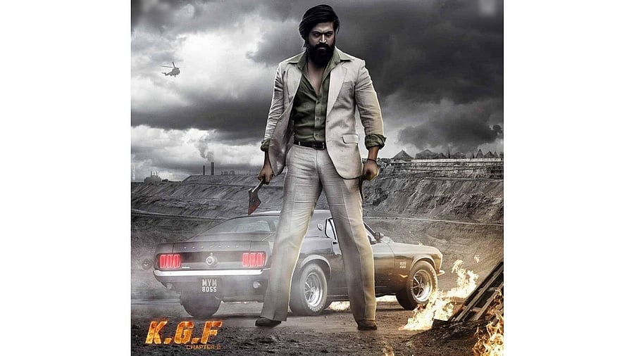 'KGF: Chapter 2' poster. Credit: IANS Photo
