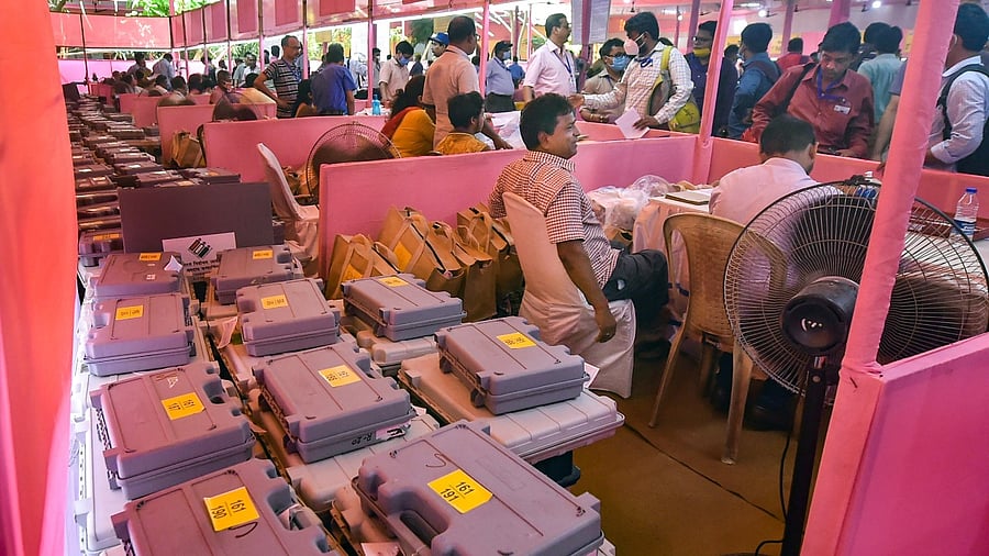 Polling was held on April 12. Credit: PTI Photo
