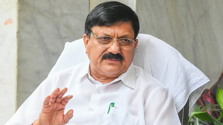 Home Minister Aaraga Jnanendra. Credit: DH Photo