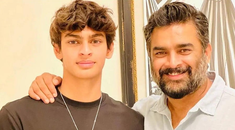 Actor Madhavan's son Vedaant wins gold in Danish Open. Credit: IANS