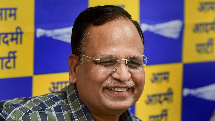 Delhi Health Minister Satyendar Jain. Credit: PTI File Photo