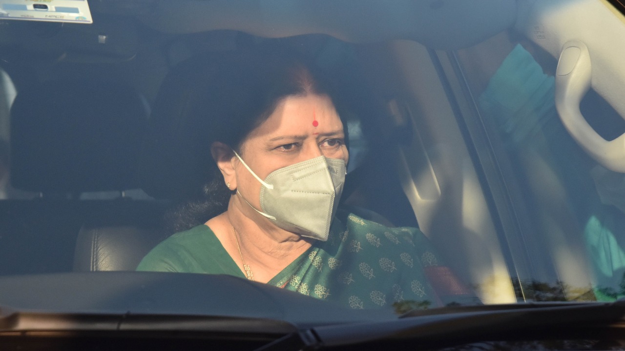 Ousted AIADMK leader V K Sasikala. Credit: DH File Photo