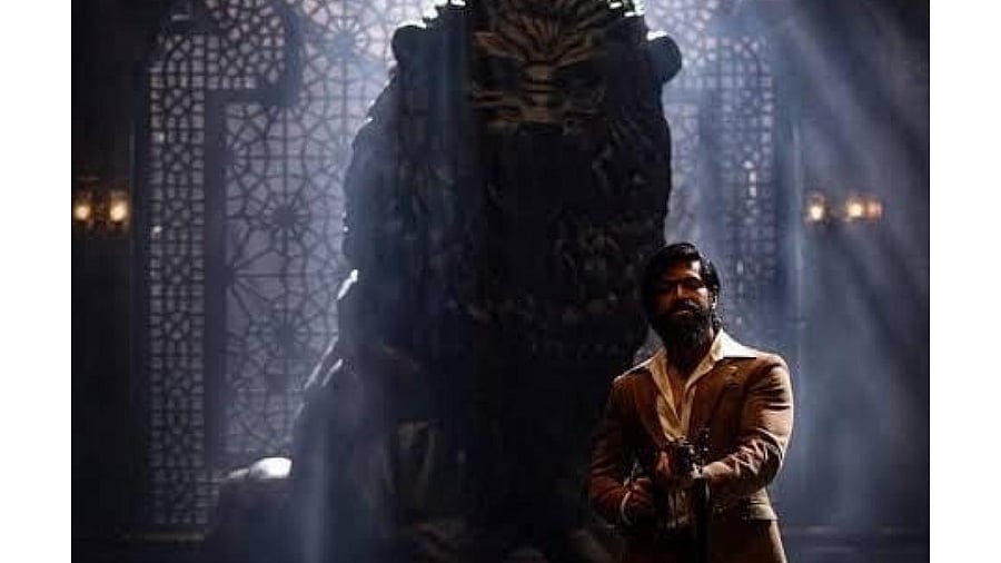 Yash in 'KGF Chapter 2'. Credit: IANS Photo