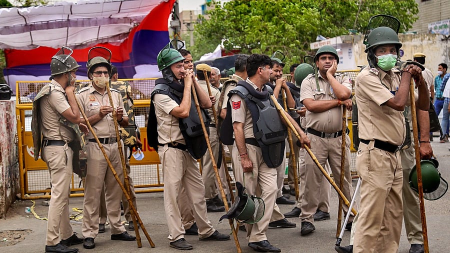 Demolition drive aftermath in Jahangirpuri. Credit: PTI Photo