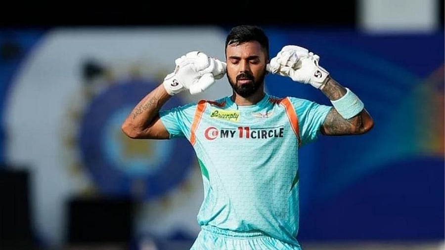 Lucknow Super Giants captain K L Rahul. Credit: IANS Photo