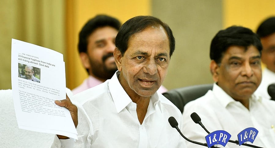 File Photo of K Chandrasekhar Rao, Telangana Chief Minister. Credit: Chief Public Relations Officer to The Chief Minister of Telangana State.