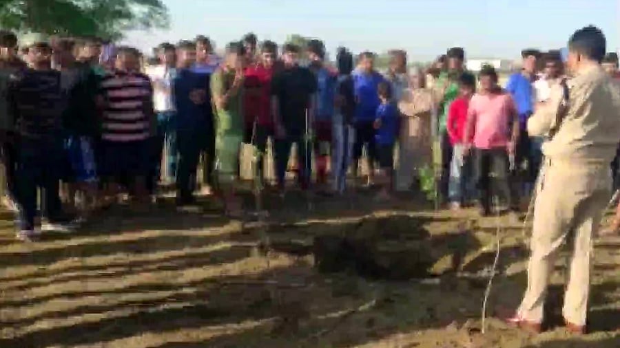 A view of the site of the incident. Credit: Twitter/@ANI