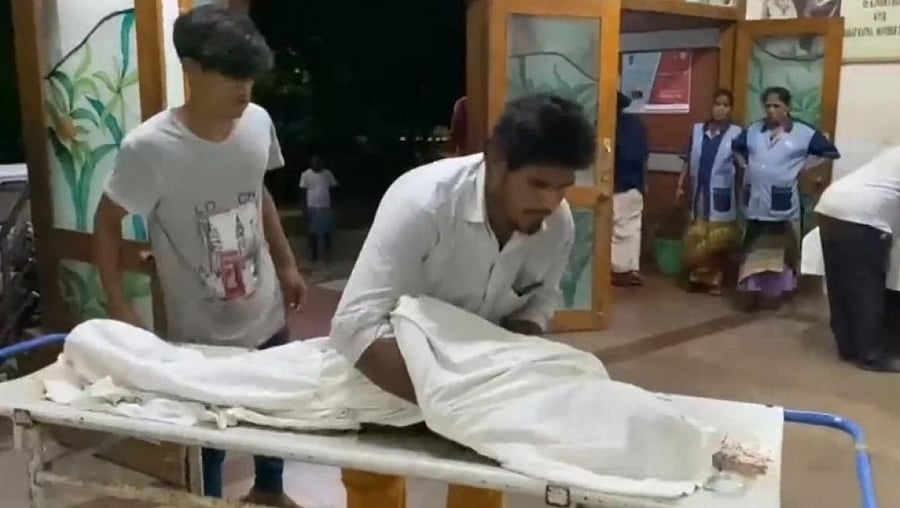 Andhra man carries son's body on bike for 90 km. Credit: IANS