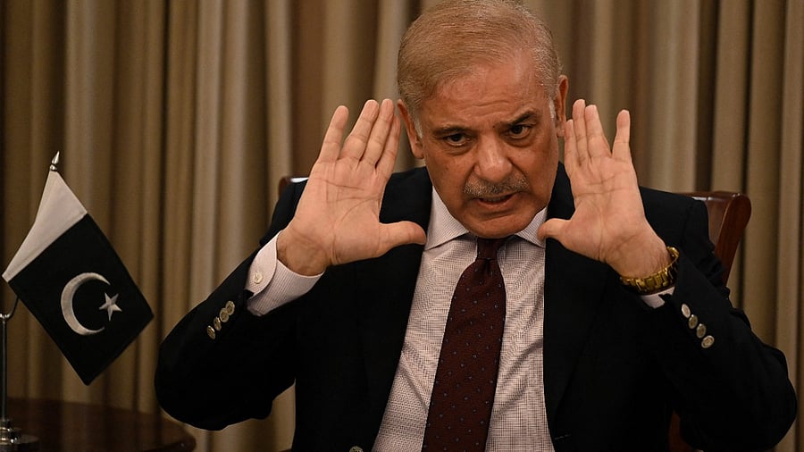 Pakistan Prime Minister Shehbaz Sharif. Credit: AFP Photo