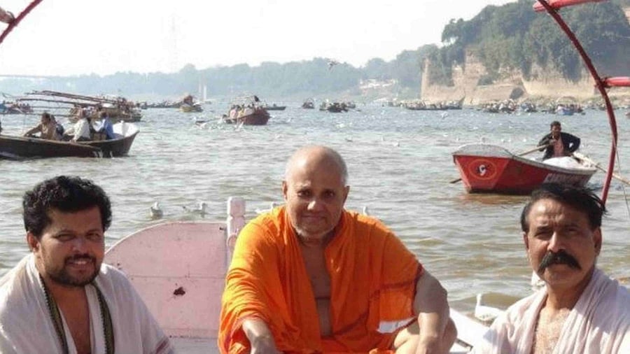 Kesavananda Bharati, the late head of Edneer math in Kerala. Credit: Special Arrangement
