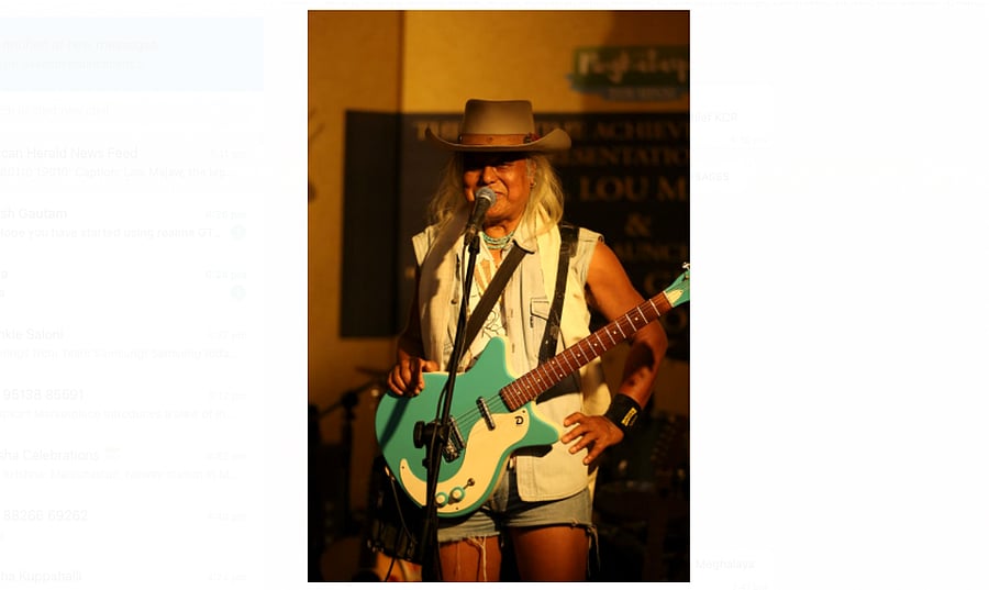Law Majaw, the legendary singer in Meghalaya. Credit: Meghalaya government