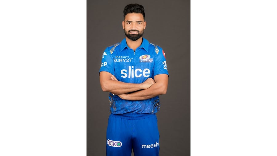 Kumar Kartikeya Singh replaces injured Mohd Arshad Khan in Mumbai Indians squad. Credit: IANS photo