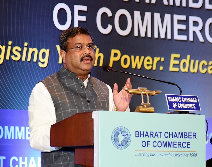 Union Minister for Education Dharmendra Pradhan. Credit: IANS Photo