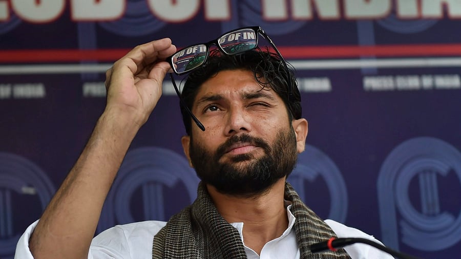 Gujarat Dalit leader Jignesh Mevani. Credit: PTI Photo