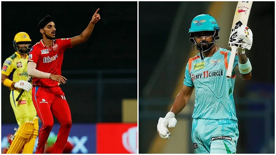 Arshdeep Singh, KL Rahul. Credit: IANS Photos