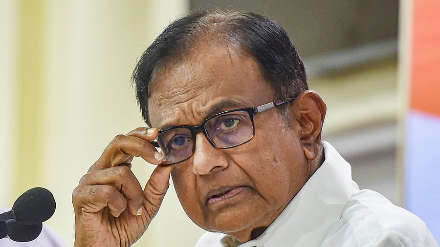 Congress leader P Chidambaram. Credit: PTI File Photo