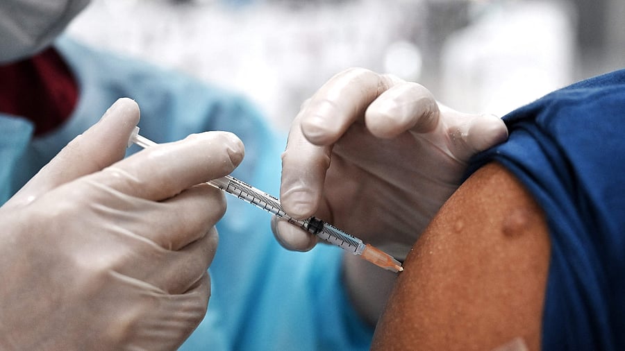 Officials said they have adequate vaccine stock to inoculate all eligible citizens, including those who fall in the 12 to 18 age group. Credit: AFP Photo/Representative image