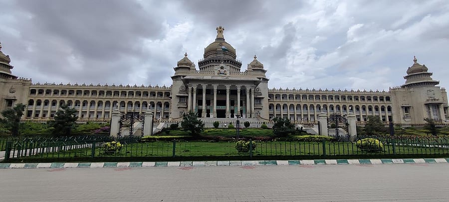 Vidhan Soudha. Credit: DH Photo
