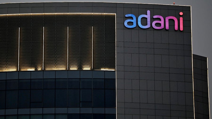 <div class="paragraphs"><p>An building with the Adani logo.</p></div>