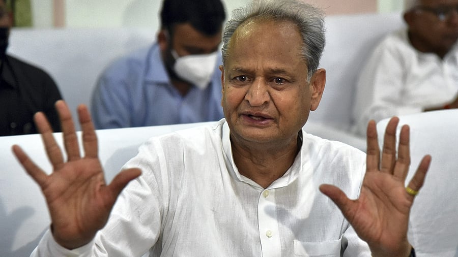 Rajasthan CM Ashok Gehlot. Credit: PTI Photo