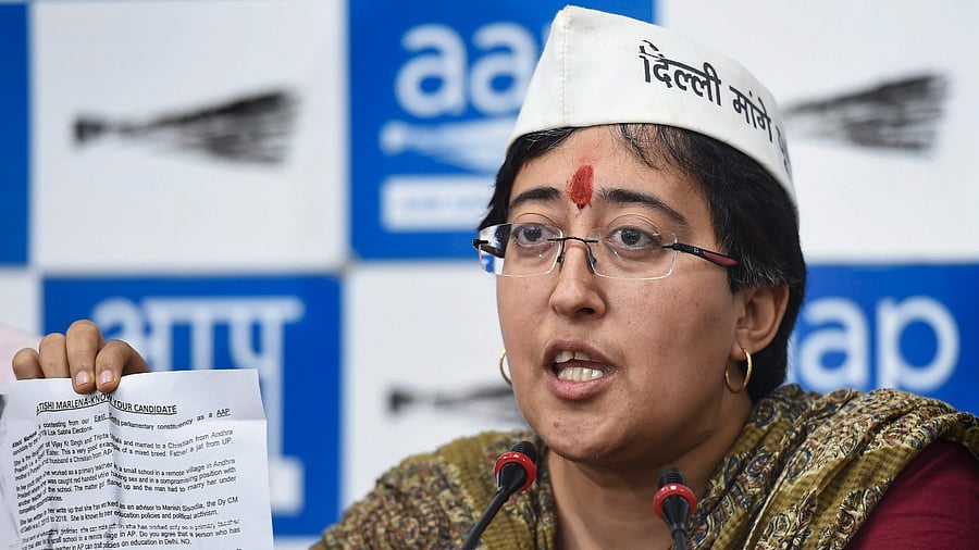 AAP leader Atishi. Credit: PTI Photo