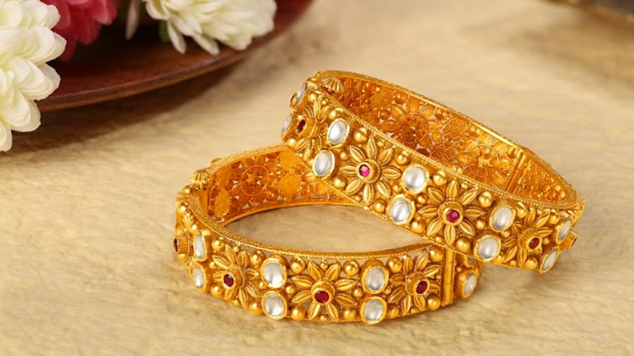 One of the newly launched collections by Tanishq. Credit: Special Arrangement