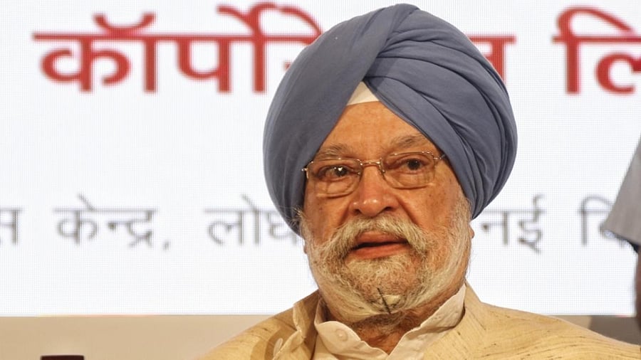 Hardeep Singh Puri. Credit: IANS Photo