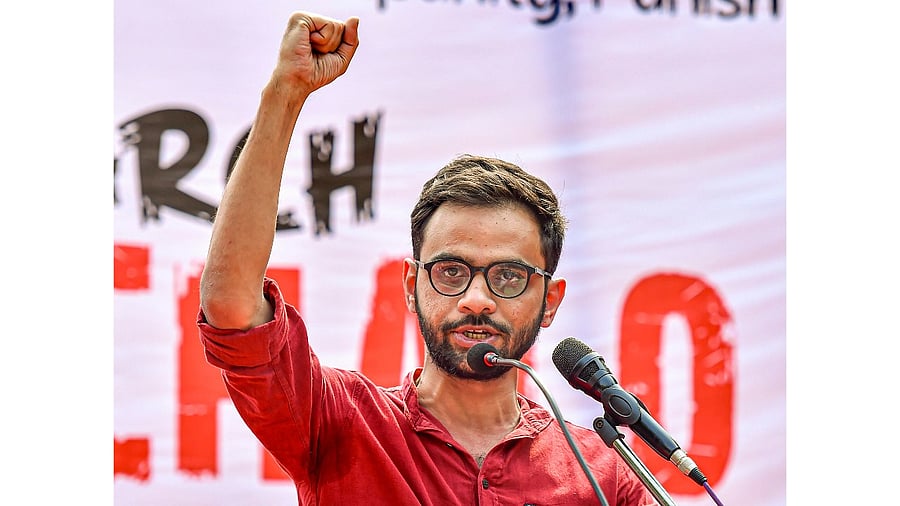 Umar Khalid. Credit: PTI File Photo