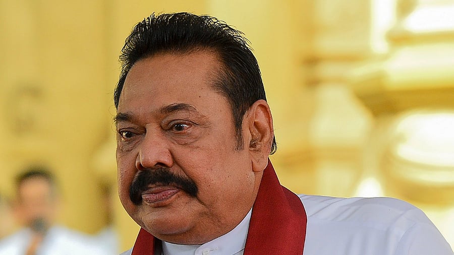 Sri Lanka PM Mahinda Rajapaksa. Credit: AFP File Photo