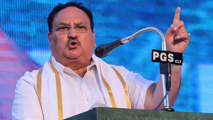 BJP president J P Nadda. Credit: PTI Photo