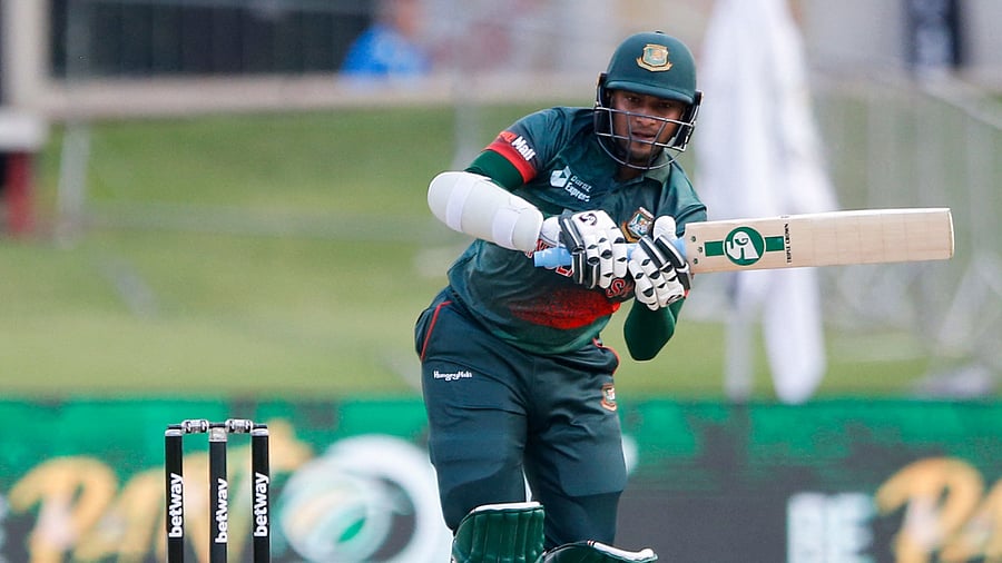 Bangladesh all-rounder Shakib Hasan. Credit: AFP Photo