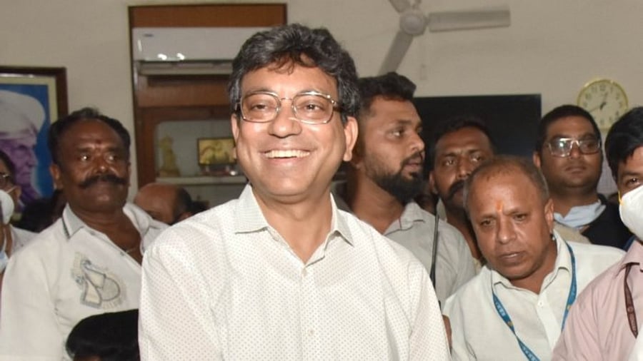 New BBMP Chief Commissioner Tushar Girinath. Credit: DH Photo