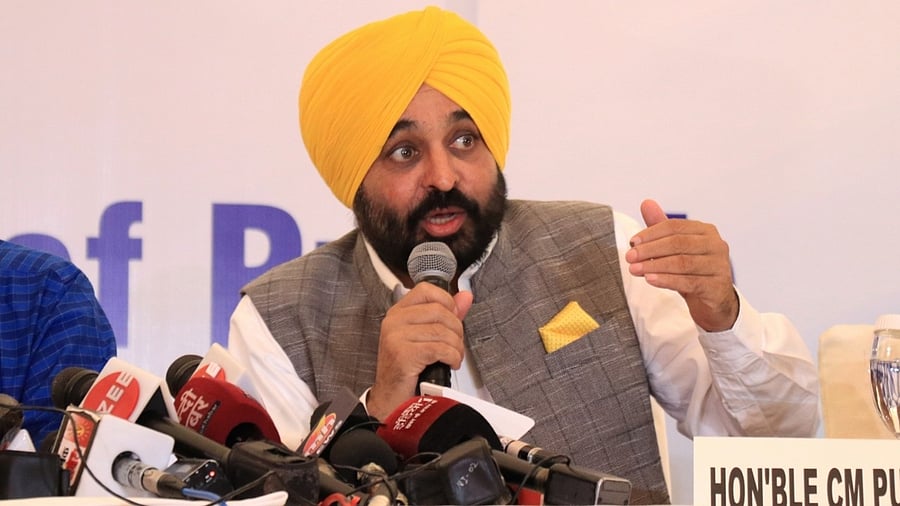 Punjab Chief Minister Bhagwant Mann. Credit: IANS Photo