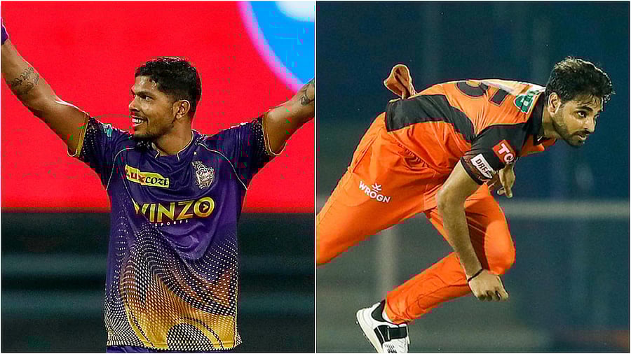 Umesh Yadav (left) and Bhuvneshwar Kumar. Credit: PTI Photos